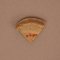 Fragments of Ceramics with Opacified Glaze, Earthenware; glazed